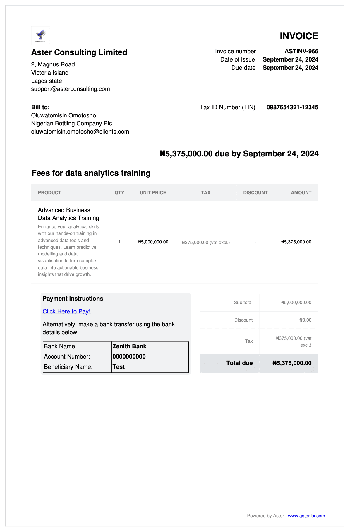 Invoice PDF